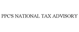 PPC'S NATIONAL TAX ADVISORY