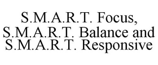 S.M.A.R.T. FOCUS, S.M.A.R.T. BALANCE AND S.M.A.R.T. RESPONSIVE