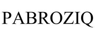 PABROZIQ