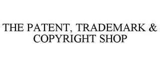 THE PATENT, TRADEMARK & COPYRIGHT SHOP