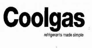 COOLGAS REFRIGERANTS MADE SIMPLE