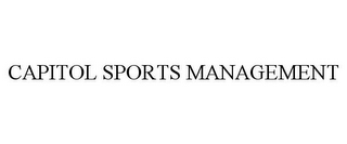 CAPITOL SPORTS MANAGEMENT