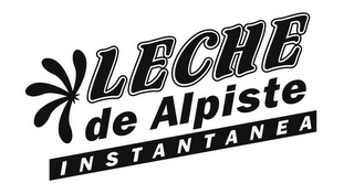 LECHE DE ALPISTE INSTANTANEA