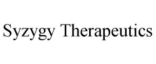 SYZYGY THERAPEUTICS