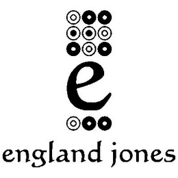 E ENGLAND JONES