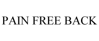 PAIN FREE BACK