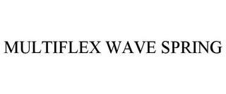 MULTIFLEX WAVE SPRING