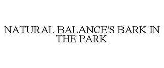 NATURAL BALANCE'S BARK IN THE PARK