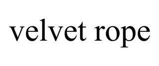 VELVET ROPE