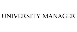 UNIVERSITY MANAGER