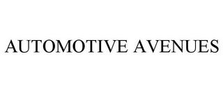 AUTOMOTIVE AVENUES