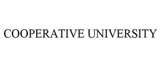 COOPERATIVE UNIVERSITY