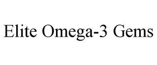 ELITE OMEGA-3 GEMS