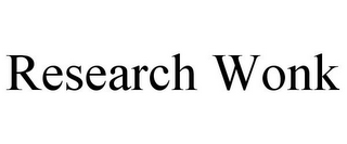 RESEARCH WONK