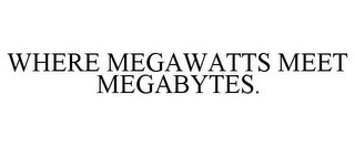 WHERE MEGAWATTS MEET MEGABYTES.