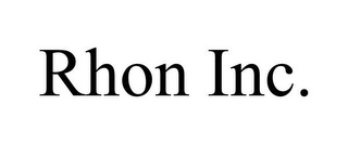 RHON INC.