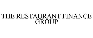 THE RESTAURANT FINANCE GROUP