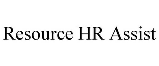 RESOURCE HR ASSIST