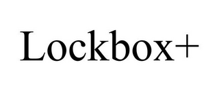 LOCKBOX+