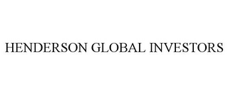 HENDERSON GLOBAL INVESTORS