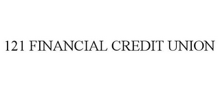 121 FINANCIAL CREDIT UNION