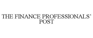 THE FINANCE PROFESSIONALS' POST