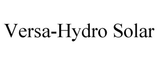 VERSA-HYDRO SOLAR