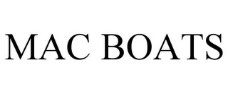 MAC BOATS