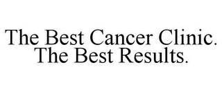 THE BEST CANCER CLINIC. THE BEST RESULTS.