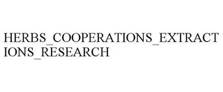 HERBS_COOPERATIONS_EXTRACTIONS_RESEARCH