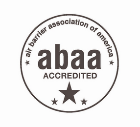 AIR BARRIER ASSOCIATION OF AMERICA ABAA ACCREDITED