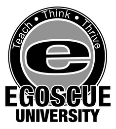 EGOSCUE UNIVERSITY TEACH THINK THRIVE