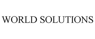 WORLD SOLUTIONS