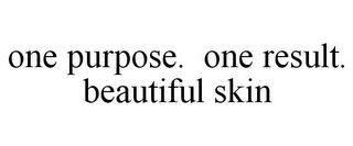 ONE PURPOSE. ONE RESULT. BEAUTIFUL SKIN