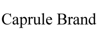 CAPRULE BRAND