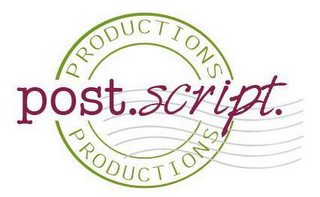 PRODUCTIONS POST.SCRIPT.PRODUCTIONS