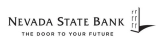 NEVADA STATE BANK THE DOOR TO YOUR FUTURE