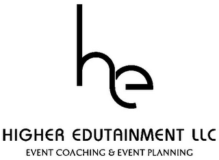 HE HIGHER EDUTAINMENT LLC EVENT COACHING & EVENT PLANNING