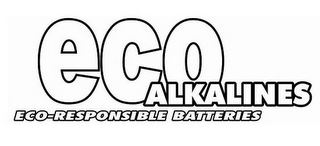 ECO ALKALINES ECO-RESPONSIBLE BATTERIES