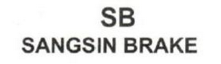 SB SANGSIN BRAKE
