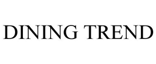 DINING TREND