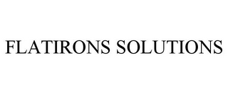 FLATIRONS SOLUTIONS