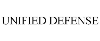 UNIFIED DEFENSE