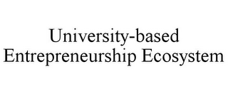 UNIVERSITY-BASED ENTREPRENEURSHIP ECOSYSTEM