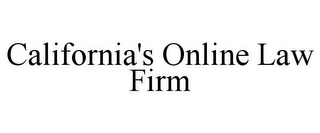 CALIFORNIA'S ONLINE LAW FIRM