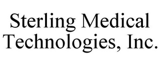 STERLING MEDICAL TECHNOLOGIES, INC.