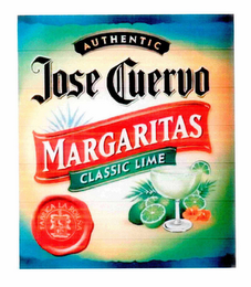 JOSE CUERVO AUTHENTIC MARGARITAS CLASSIC LIME FABRICA LA ROJENA