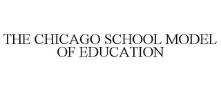 THE CHICAGO SCHOOL MODEL OF EDUCATION