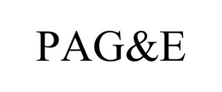 PAG&E