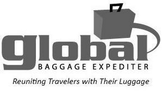 GLOBAL BAGGAGE EXPEDITER REUNITING TRAVELERS WITH THEIR LUGGAGE